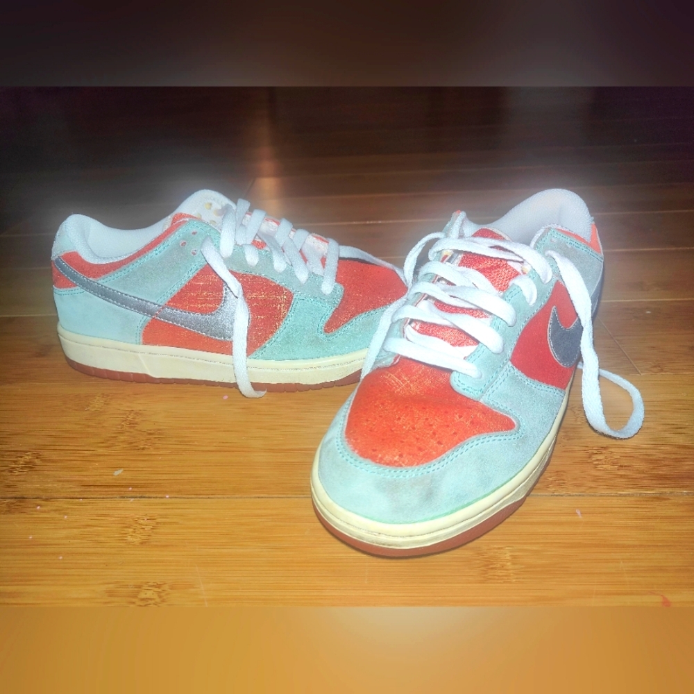 Teal and Orange Nikes